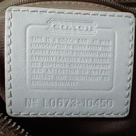 COACH Handbag Hobo Medium Colored Monogram Dust Cover Included - Picture 16 of 16